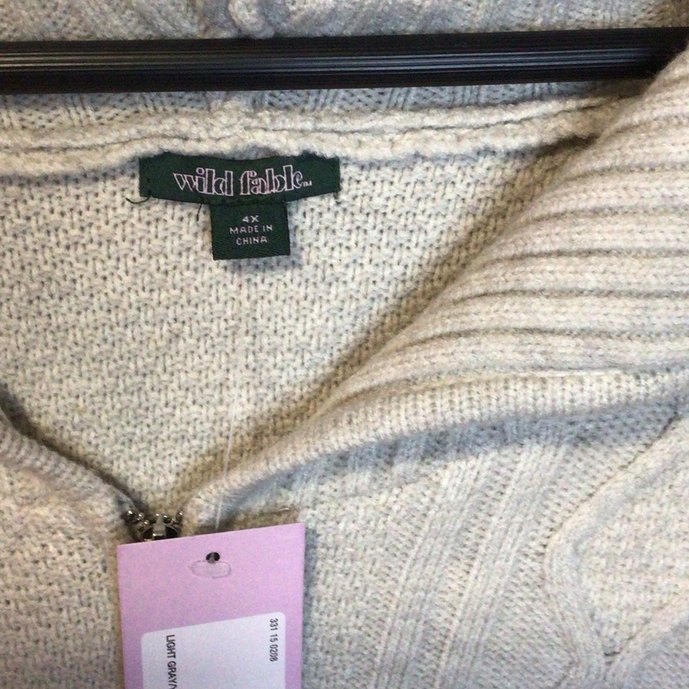 Wild Fable Off-White Cowl Neck Sweater - Picture 3 of 7